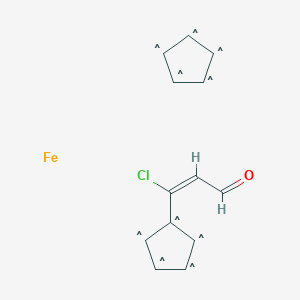 B1143752 (1-Chloro-2-formylvinyl)ferrocene CAS No. 12085-68-6