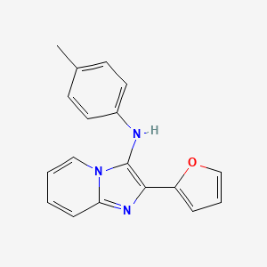 2-(furan-2-yl)-N-(4-methylphenyl)imidazo[1,2-a]pyridin-3-amine