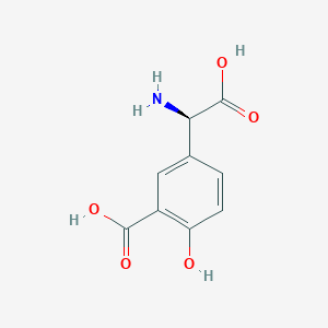 molecular formula C9H9NO5 B1143767 (R)-3-Carboxy-4-hydroxyphenylglycine CAS No. 13861-03-5