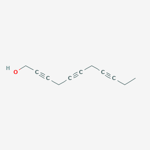 molecular formula C11H12O B114377 十一碳-2,5,8-三炔-1-醇 CAS No. 35378-82-6