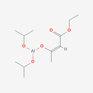molecular formula C12H23AlO5 B1143772 ALUMINUM DI(ISOPROPOXIDE)ACETOACETIC ESTER CHELATE CAS No. 14782-75-3