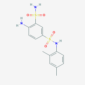 4-Amino-N1-(2,4-dimethylphenyl)benzene-1,3-disulfonamide