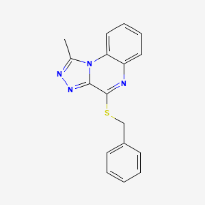 4-(Benzylsulfanyl)-1-methyl[1,2,4]triazolo[4,3-a]quinoxaline