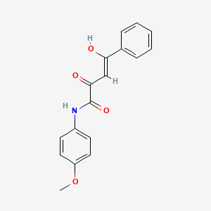 molecular formula C17H15NO4 B11437872 (2Z)-2-hydroxy-N-(4-methoxyphenyl)-4-oxo-4-phenylbut-2-enamide 