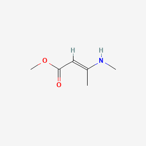B1143795 Methyl 3-(methylamino)but-2-enoate CAS No. 13412-12-9