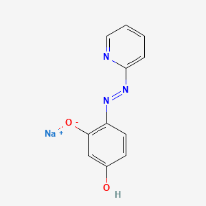 molecular formula C11H8N3NaO2 B1143801 4-(2-吡啶基偶氮)间苯二酚钠 CAS No. 13311-52-9
