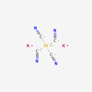 molecular formula C4K2N4Pt B1143805 Potassiumtetracyanoplatinate(II)hydrate CAS No. 15004-88-3