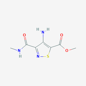 Methyl 4-amino-3-(methylcarbamoyl)-1,2-thiazole-5-carboxylate