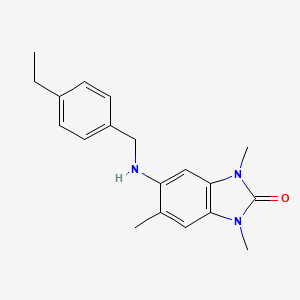 5-[(4-ethylbenzyl)amino]-1,3,6-trimethyl-1,3-dihydro-2H-benzimidazol-2-one