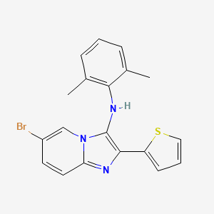 6-bromo-N-(2,6-dimethylphenyl)-2-(thiophen-2-yl)imidazo[1,2-a]pyridin-3-amine