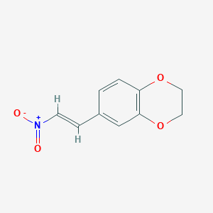 B1143828 6-(2-Nitrovinyl)-1,4-benzodioxan CAS No. 10554-65-1