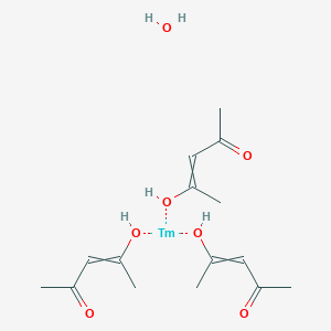 molecular formula C15H21O6Tm B1143831 Thulium(III) acetylacetonate CAS No. 14589-44-7