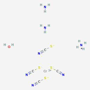 molecular formula C4H12CrN7OS4 B1143840 硫氰酸铵一水合物 CAS No. 13573-17-6