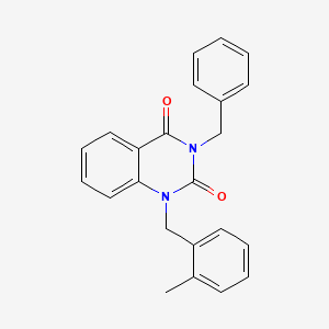 molecular formula C23H20N2O2 B11438417 3-benzyl-1-(2-methylbenzyl)quinazoline-2,4(1H,3H)-dione 