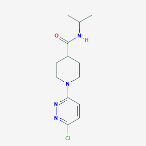 1-(6-chloropyridazin-3-yl)-N-(propan-2-yl)piperidine-4-carboxamide