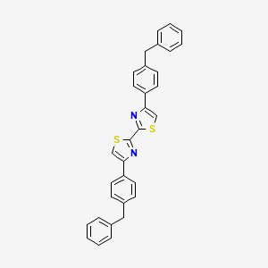 4-(4-Benzylphenyl)-2-[4-(4-benzylphenyl)-1,3-thiazol-2-yl]-1,3-thiazole