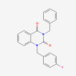 3-benzyl-1-(4-fluorobenzyl)quinazoline-2,4(1H,3H)-dione