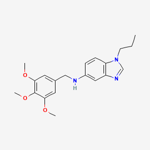 1-propyl-N-(3,4,5-trimethoxybenzyl)-1H-benzimidazol-5-amine