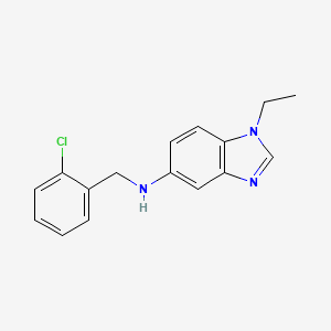 N-(2-chlorobenzyl)-1-ethyl-1H-benzimidazol-5-amine