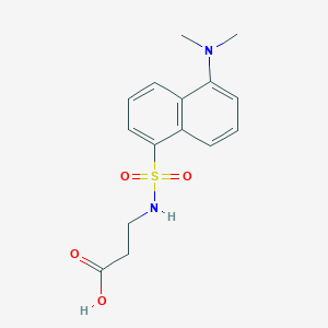 B1143896 3-[[5-(Dimethylamino)naphthalen-1-yl]sulfonylamino]propanoic acid CAS No. 1093-97-6
