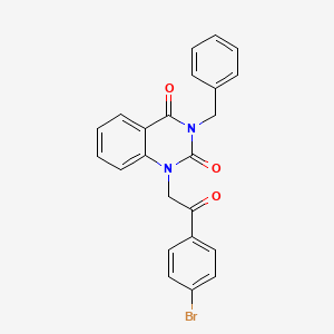 3-Benzyl-1-[2-(4-bromophenyl)-2-oxoethyl]-1,2,3,4-tetrahydroquinazoline-2,4-dione