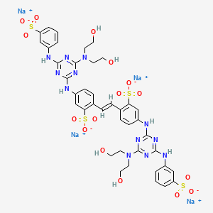 molecular formula C40H40N12O16S4.4Na B1143898 Fluorescent brightener 24 CAS No. 12768-91-1