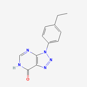 3-(4-ethylphenyl)-3,6-dihydro-7H-[1,2,3]triazolo[4,5-d]pyrimidin-7-one