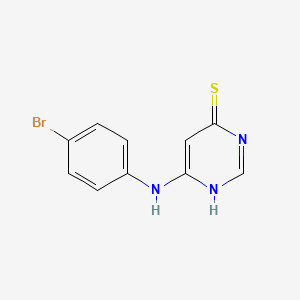 6-[(4-Bromophenyl)amino]pyrimidine-4-thiol