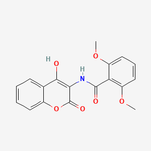 N-(4-hydroxy-2-oxo-2H-chromen-3-yl)-2,6-dimethoxybenzamide