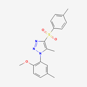 1-(2-methoxy-5-methylphenyl)-5-methyl-4-tosyl-1H-1,2,3-triazole