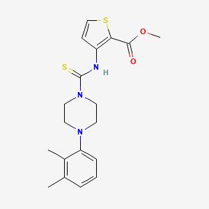 Methyl 3-({[4-(2,3-dimethylphenyl)piperazin-1-yl]carbonothioyl}amino)thiophene-2-carboxylate