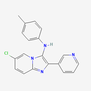 6-chloro-N-(4-methylphenyl)-2-(pyridin-3-yl)imidazo[1,2-a]pyridin-3-amine