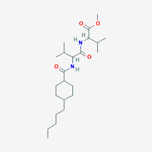 methyl N-[(4-pentylcyclohexyl)carbonyl]valylvalinate