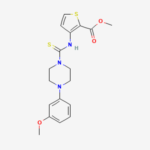 Methyl 3-({[4-(3-methoxyphenyl)piperazin-1-yl]carbonothioyl}amino)thiophene-2-carboxylate