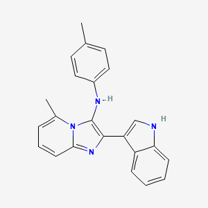 2-(1H-indol-3-yl)-5-methyl-N-(4-methylphenyl)imidazo[1,2-a]pyridin-3-amine