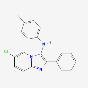 6-chloro-N-(4-methylphenyl)-2-phenylimidazo[1,2-a]pyridin-3-amine