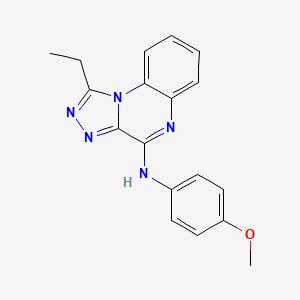 1-ethyl-N-(4-methoxyphenyl)-[1,2,4]triazolo[4,3-a]quinoxalin-4-amine