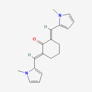 2,6-Bis((1-methyl-1H-pyrrol-2-yl)methylene)cyclohexan-1-one