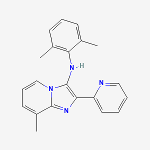 N-(2,6-dimethylphenyl)-8-methyl-2-(pyridin-2-yl)imidazo[1,2-a]pyridin-3-amine