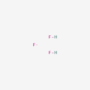 molecular formula F3H2- B1143970 Dihydrogentrifluoride CAS No. 12260-12-7