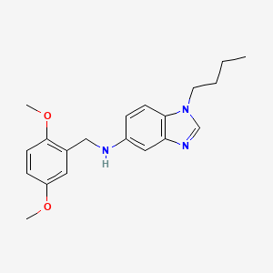 molecular formula C20H25N3O2 B11439704 1-butyl-N-(2,5-dimethoxybenzyl)-1H-benzimidazol-5-amine 