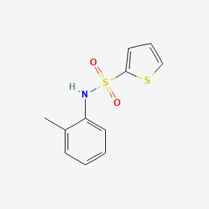 molecular formula C11H11NO2S2 B11439717 N-(2-methylphenyl)thiophene-2-sulfonamide CAS No. 53442-31-2