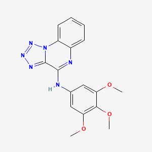 molecular formula C17H16N6O3 B11439725 N-(3,4,5-trimethoxyphenyl)tetrazolo[1,5-a]quinoxalin-4-amine 