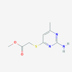 Methyl [(2-amino-6-methylpyrimidin-4-yl)sulfanyl]acetate