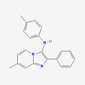 7-methyl-N-(4-methylphenyl)-2-phenylimidazo[1,2-a]pyridin-3-amine