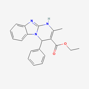 Ethyl 2-methyl-4-phenyl-1,4-dihydropyrimido[1,2-a]benzimidazole-3-carboxylate