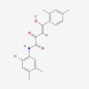 (2Z)-N-(2-bromo-4,5-dimethylphenyl)-4-(2,4-dimethylphenyl)-2-hydroxy-4-oxobut-2-enamide