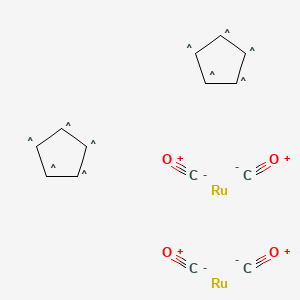 molecular formula C14H10O4Ru2 10* B1143997 Bis(cyclopentadienylruthenium dicarbonyl) dimer CAS No. 12132-87-5