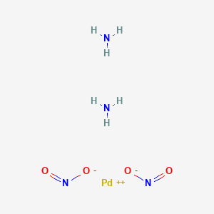 B1143998 Diamminebis(nitrito-O)palladium CAS No. 14708-52-2