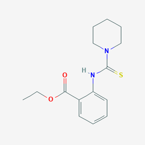 Ethyl 2-[(piperidin-1-ylcarbonothioyl)amino]benzoate